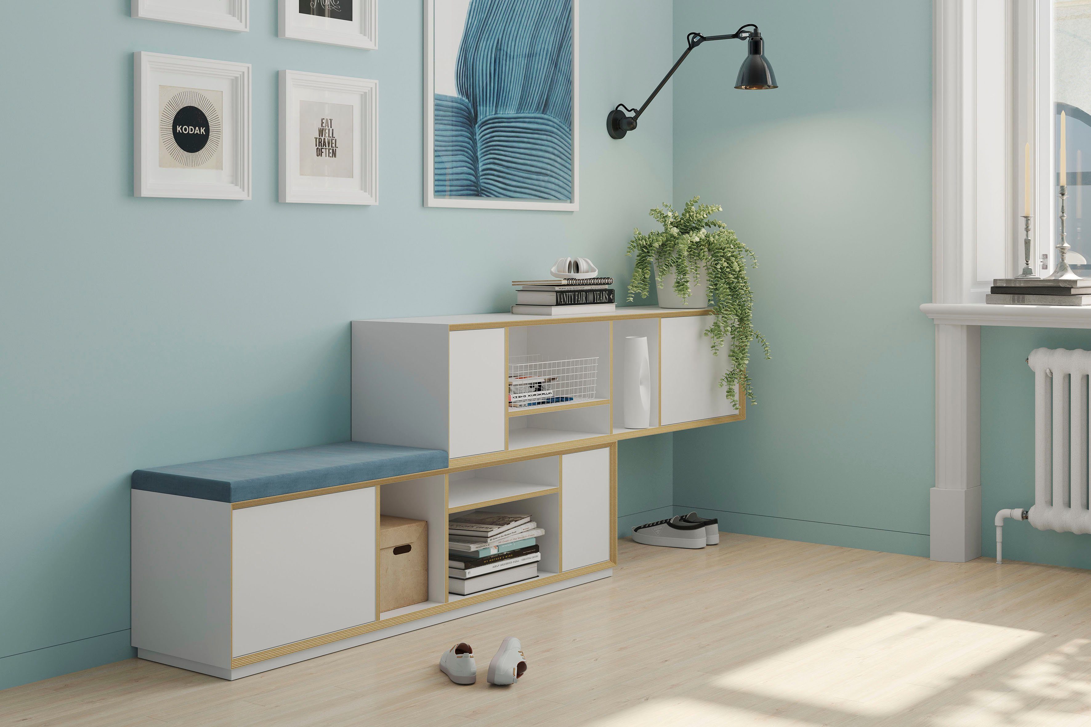 Müller SMALL LIVING Möbelfuß VERTIKO WIDE Sockel