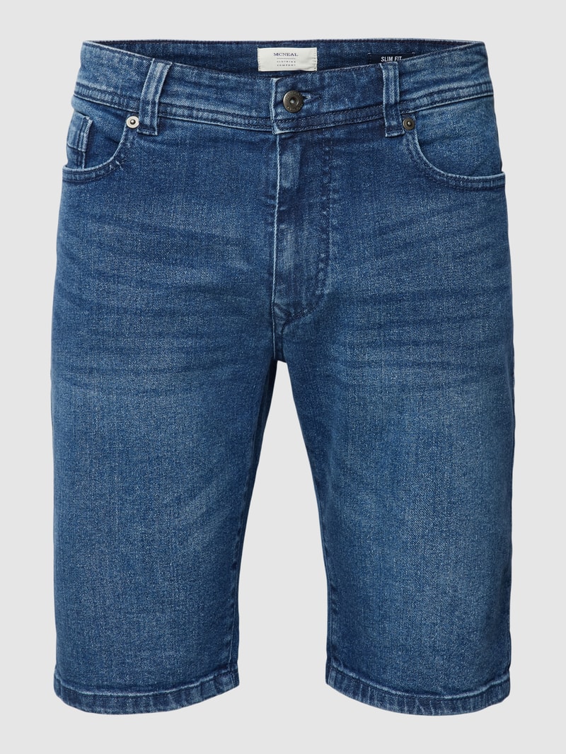 Bermudas in Denim-Optik in himmelblau