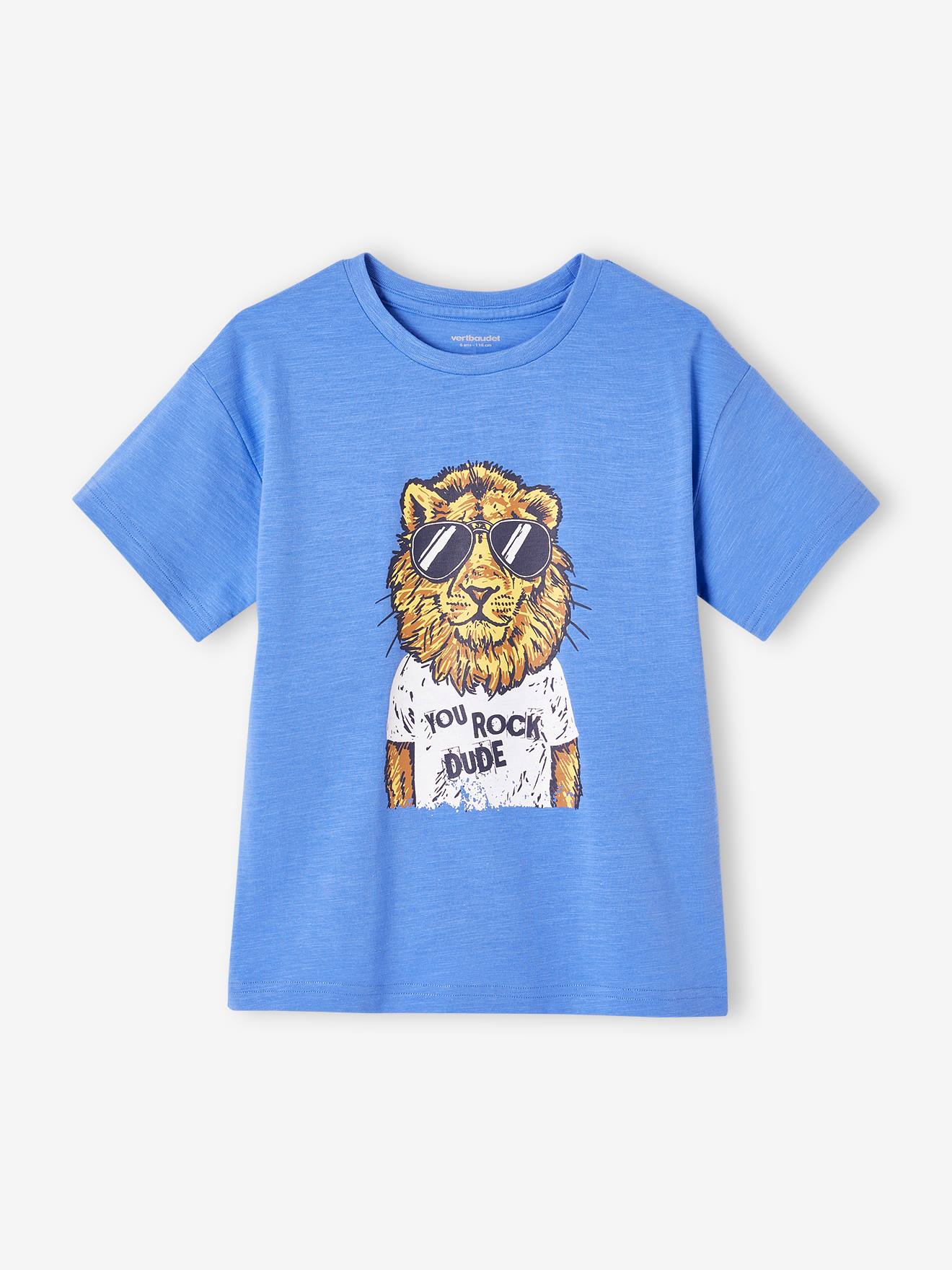 Vertbaudet Jungen T-Shirt mit Recycling-Baumwolle - türkis