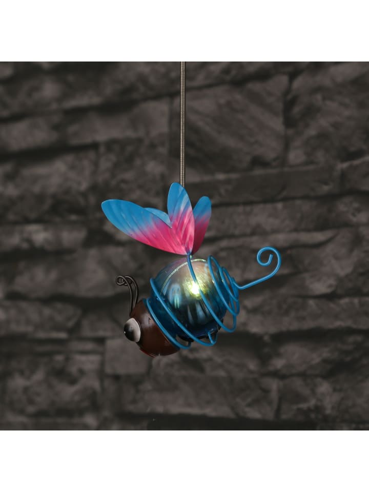 MARELIDA LED Solar Libelle Gartenfigur hängend in blau günstig kaufen onesize