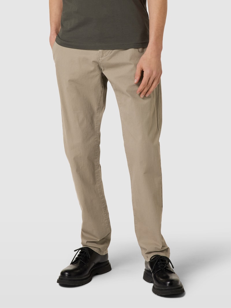 Hose im geraden Schnitt Modell 'JOHN' in beige