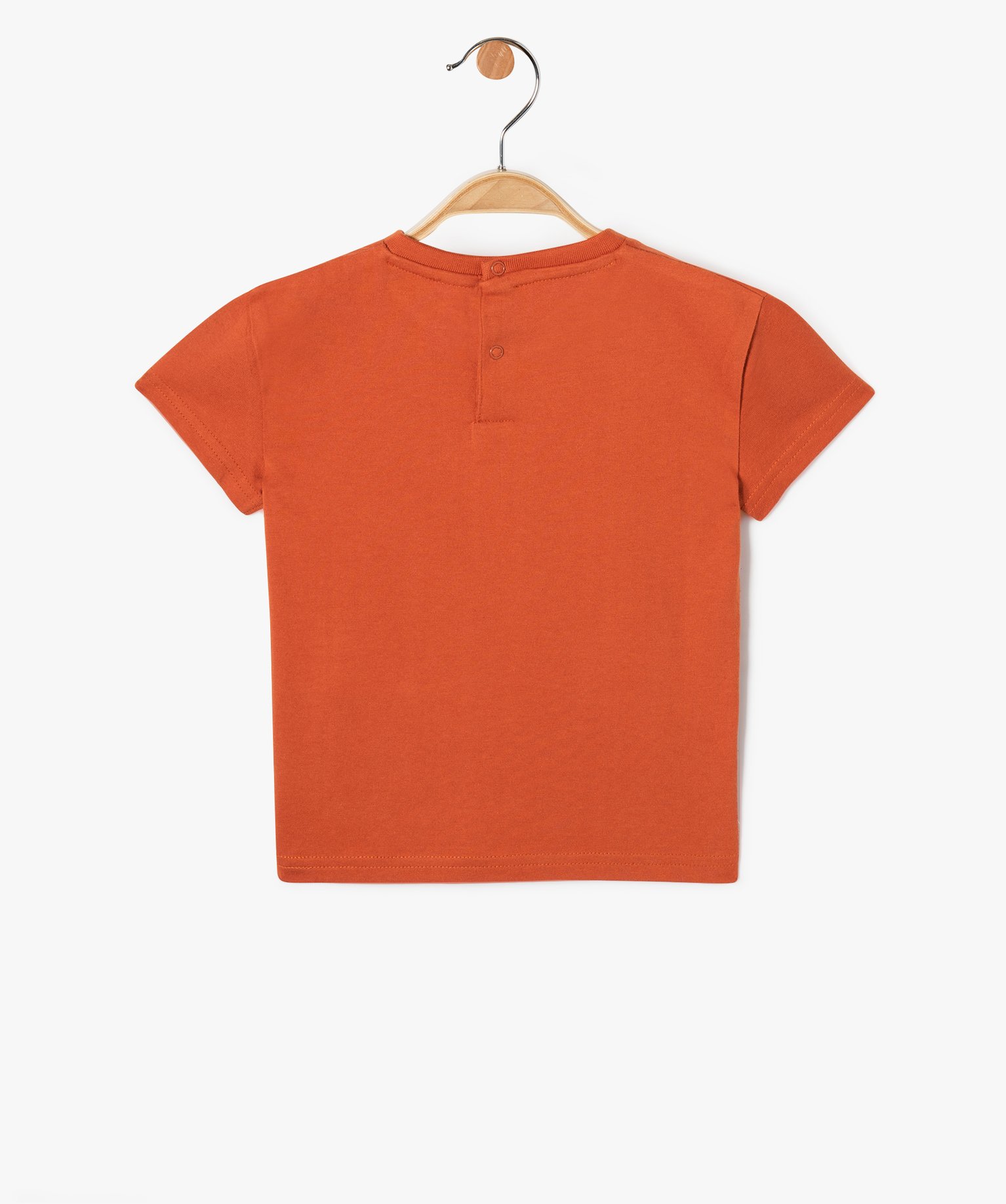 Tee-shirt à manches courtes en coton imprimé ciné bébé ... rouge | GEMO