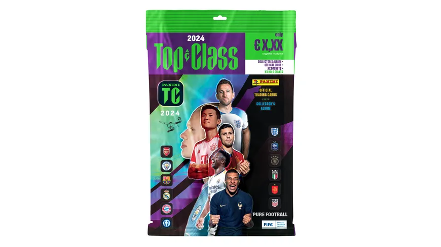Panini Top Class - Starter Set mit Sammelordner, 3 Flow Packs, Checklist Poster und 2 Holo Giant Cards