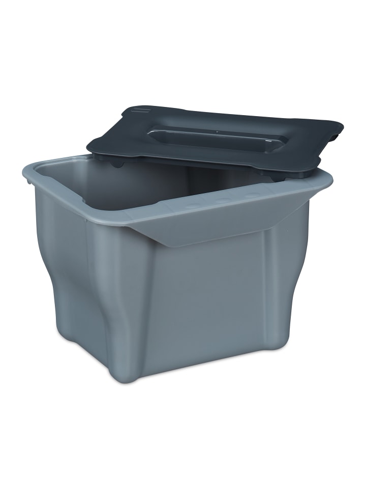 relaxdays Biomülleimer in Grau - 5 Liter günstig kaufen onesize