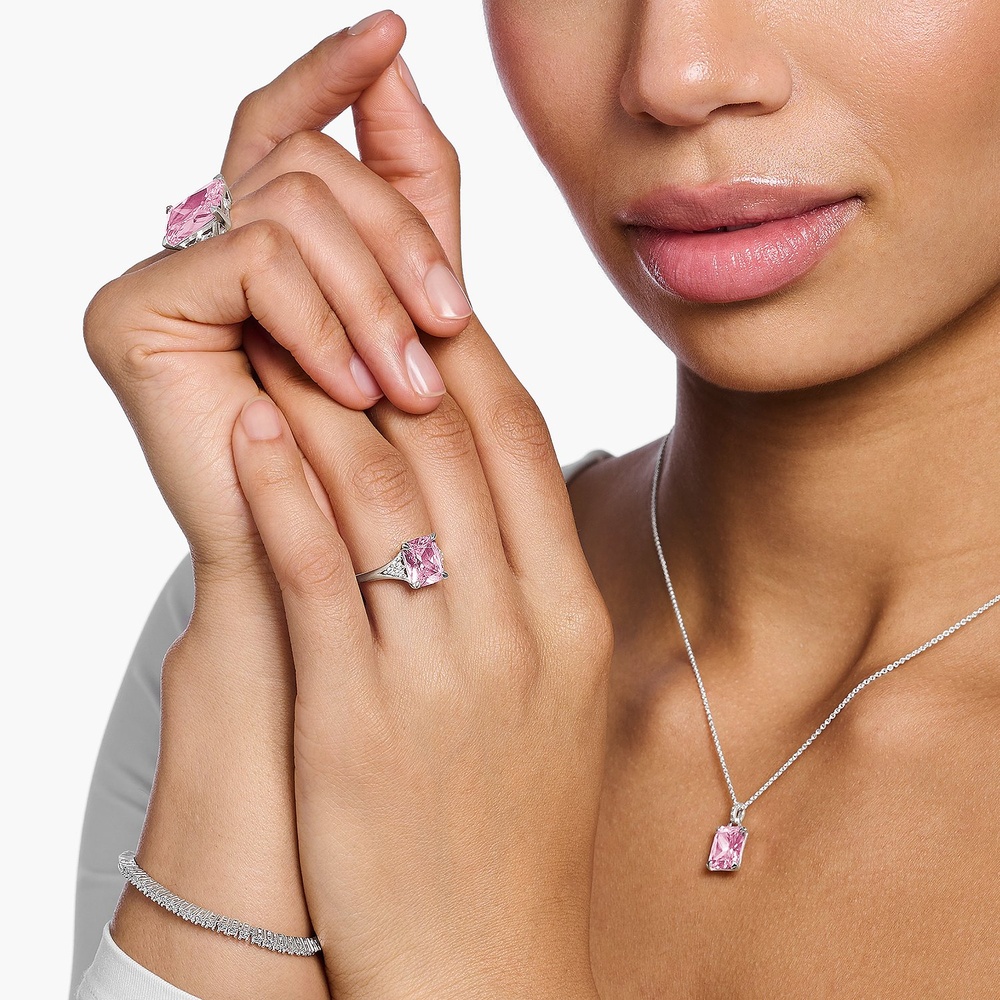 Thomas Sabo Bague pour femme 925 Argent argent Bague
