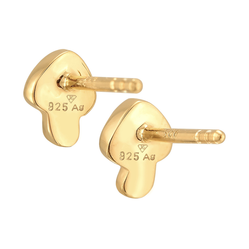 Elli Elli Boucles d'Oreilles Boucles d'oreilles femme champignon avec émail en argent  Boucles d'oreilles