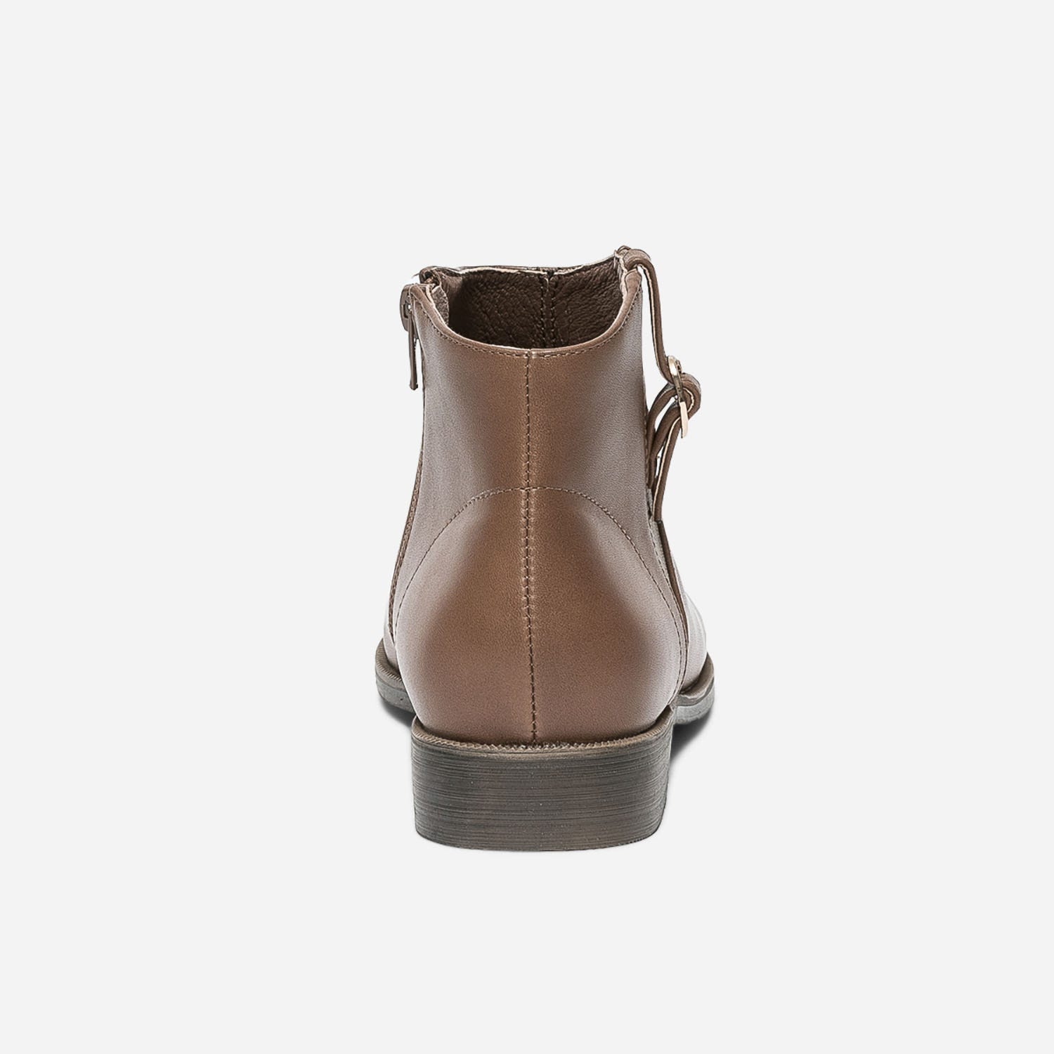 Boots camel avec boucle côté
