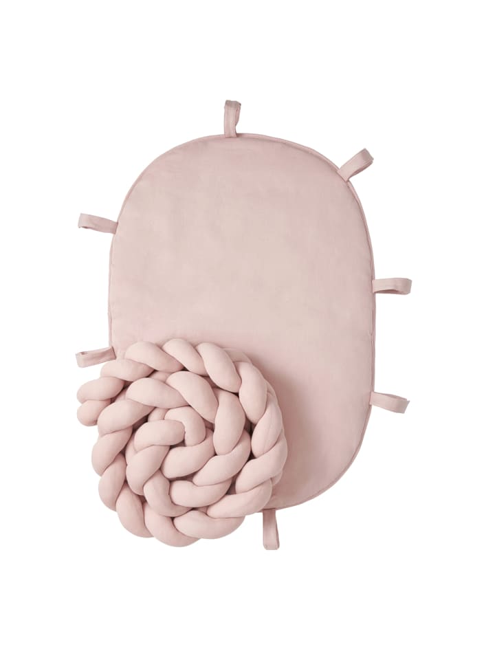 nordic coast company  Baby Nest geflochten Rosa günstig kaufen onesize