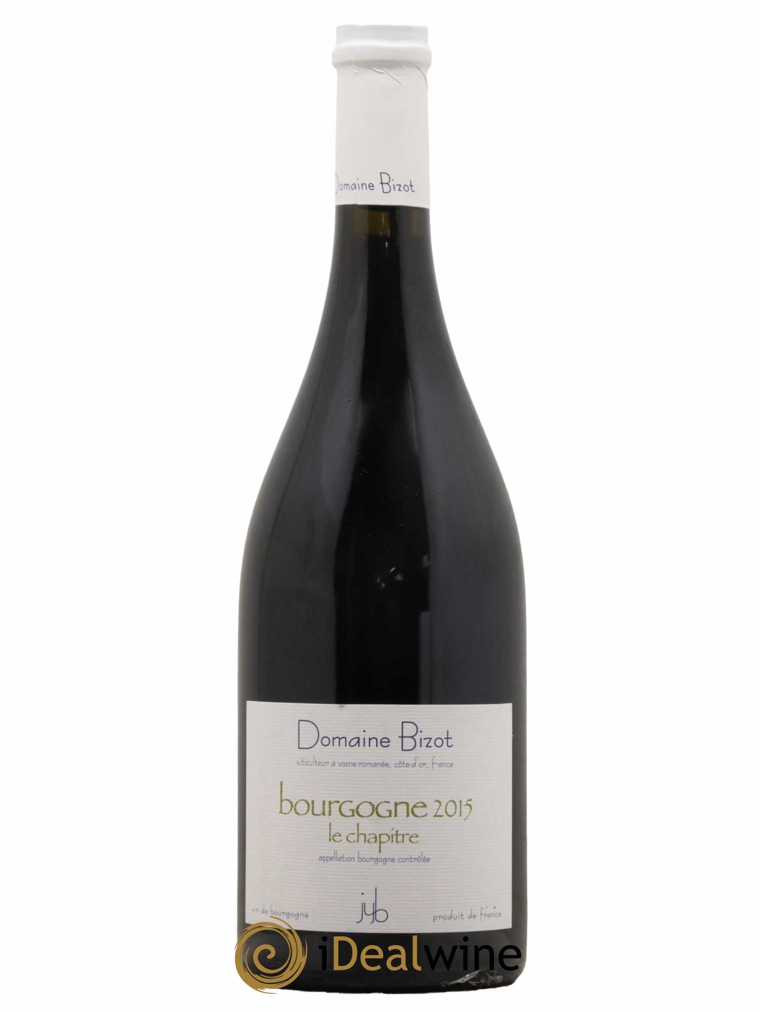 Bourgogne Le Chapitre Bizot (Domaine)  2015 - Lot de 1 Bouteille