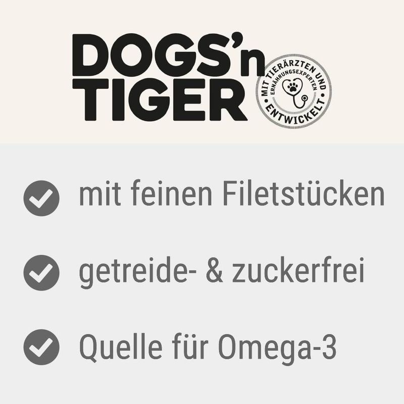 Sparpaket Dogs'n Tiger Cat Filet 24 x 70 g