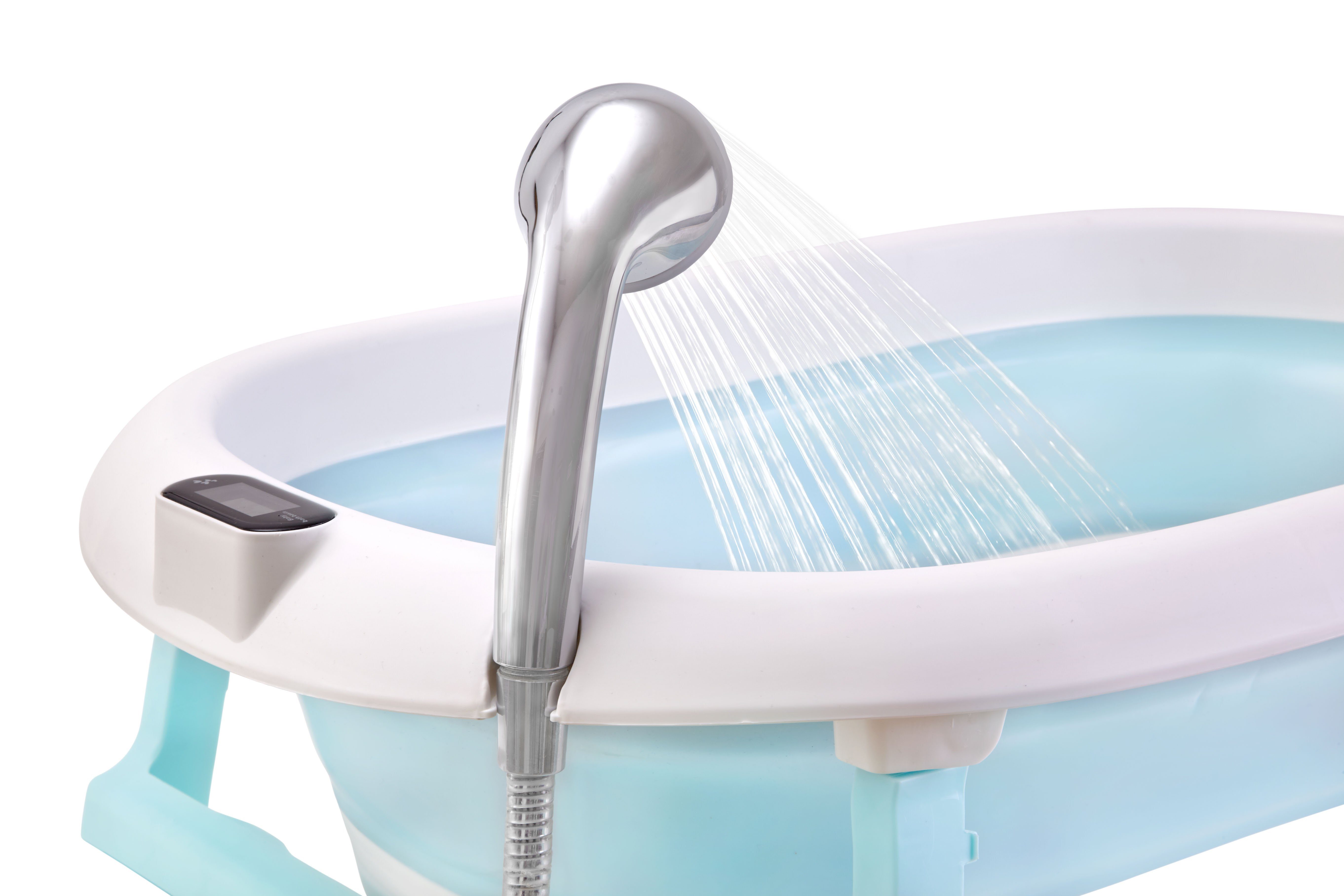 wuuhoo Badewanne Baby-Badewanne Abby faltbar mit Thermometer