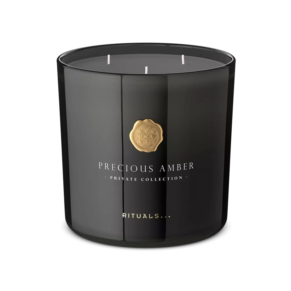 Bougie parfumée de luxe Private Collection Medium Precious Amber, 1000 g