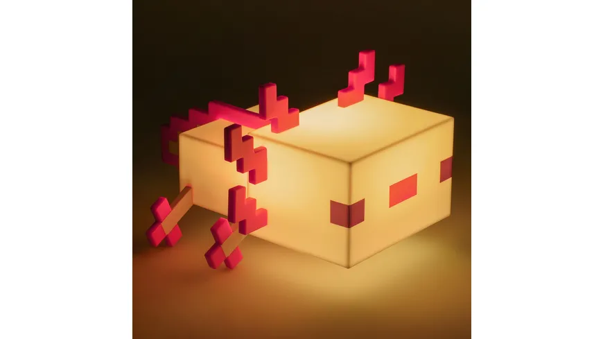 Minecraft Axolotl Leuchte