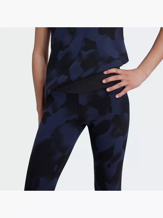 adidas Future Icons Camo Print Kids 7/8-Leggings