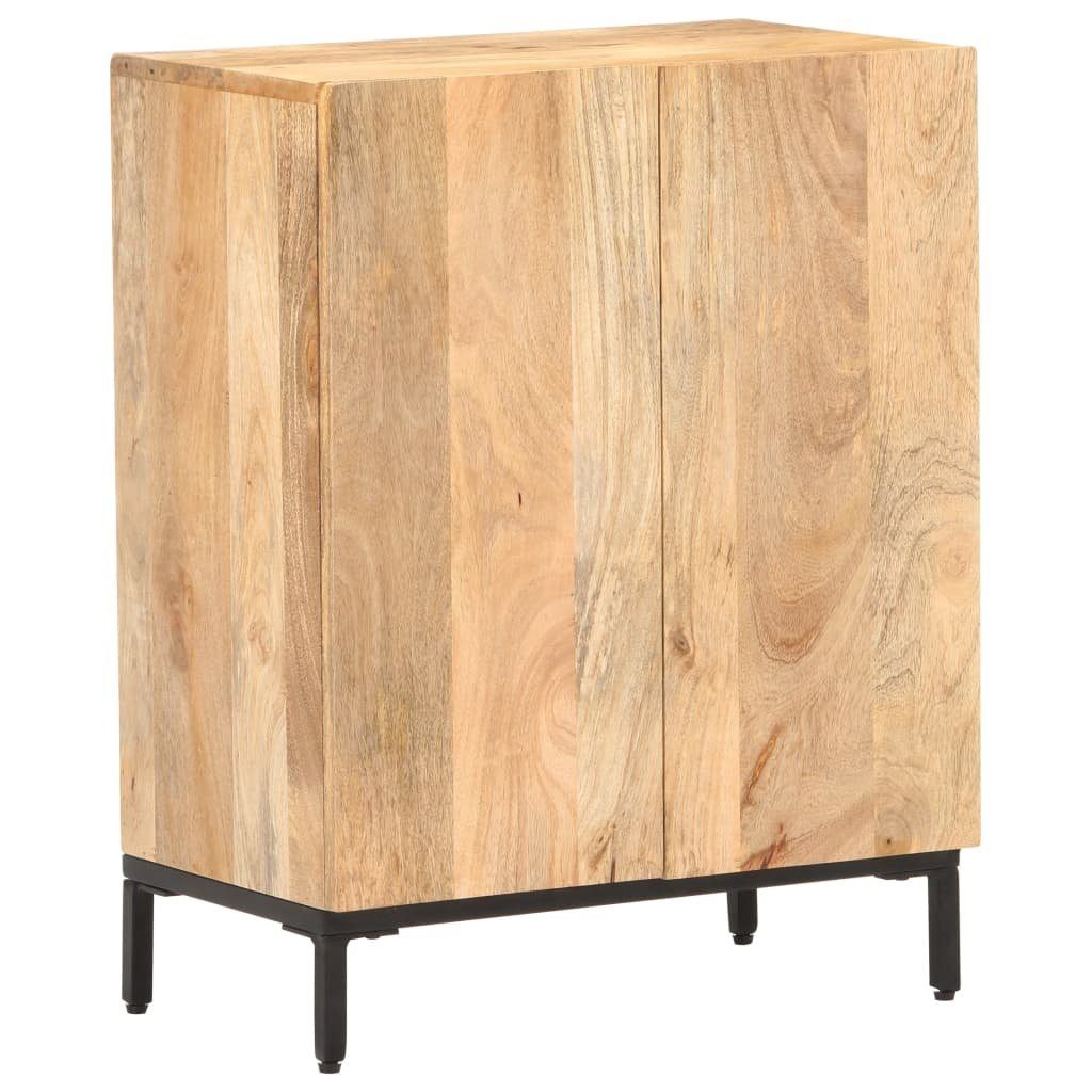 vidaXL Sideboard Sideboard 60x35x77 cm Mango Massivholz (1 St)