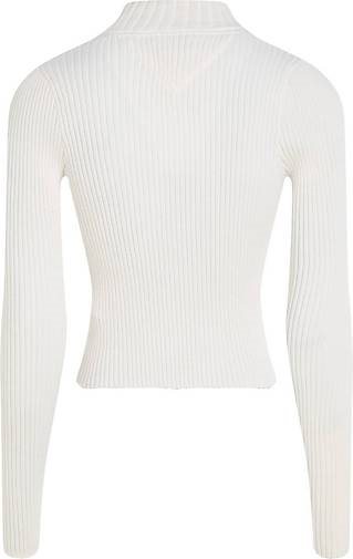 TOMMY-JEANS Damen Sweatjacke verkürzt