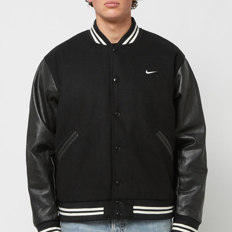 NIKE Authentics Varsity College Jacket black/white