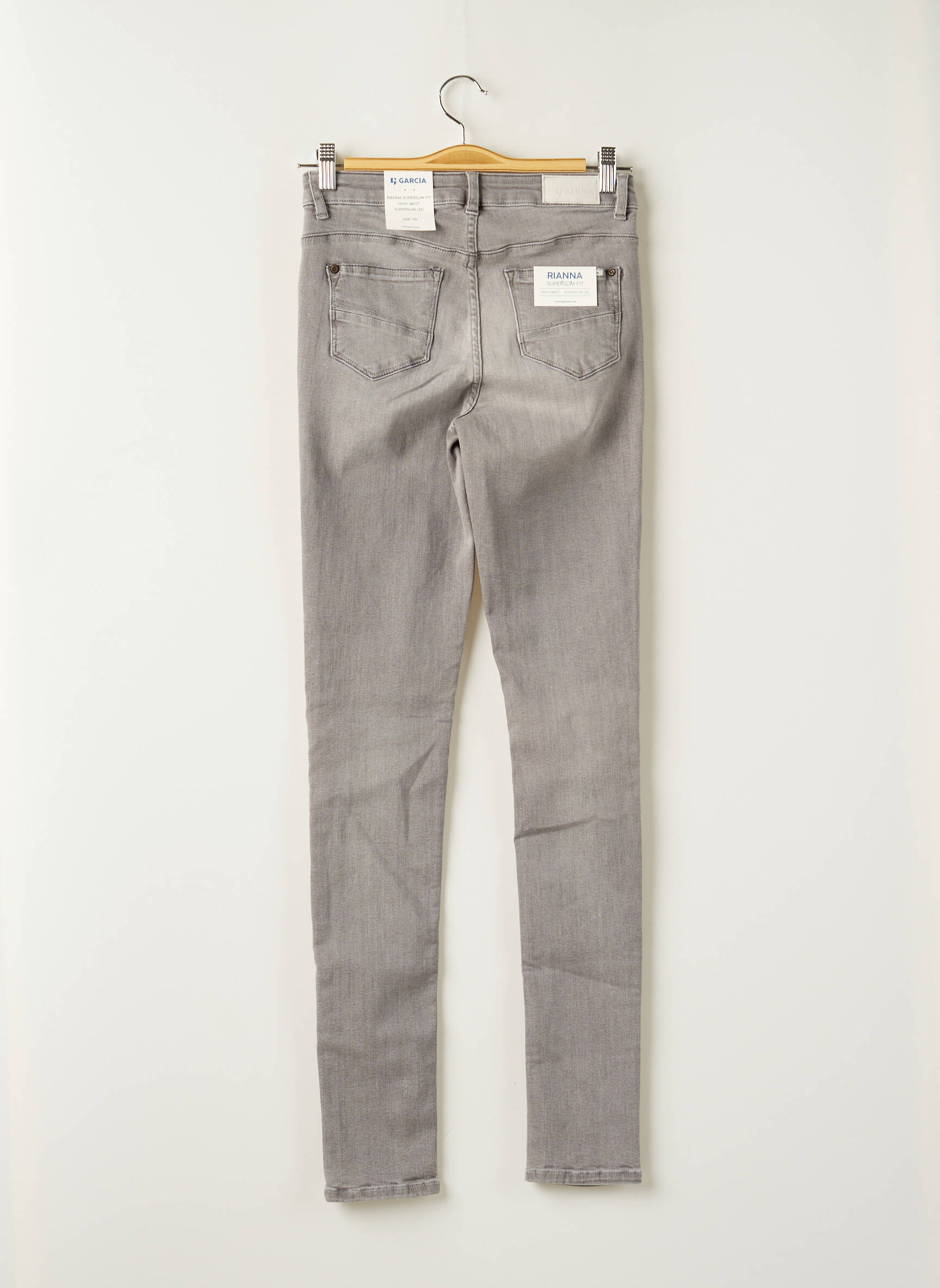 Garcia Jeans Skinny Fille couleur gris
