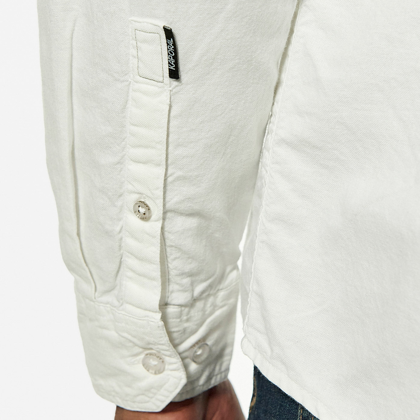 TOMEK  Chemise blanche Homme en 100% coton