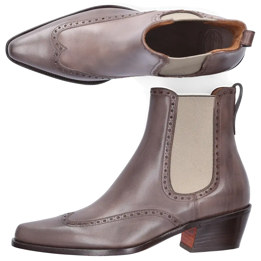 Benson's - Chelsea Boots ASCOT Kalbsleder - grau
