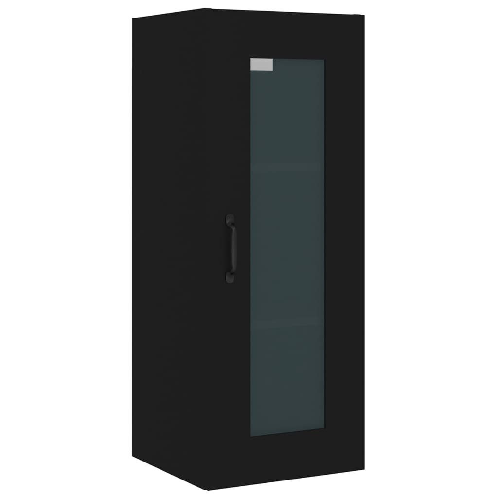 Tapferer Ping Anrichte Hängeschrank Schwarz 34,5x34x90 cm (1 St)