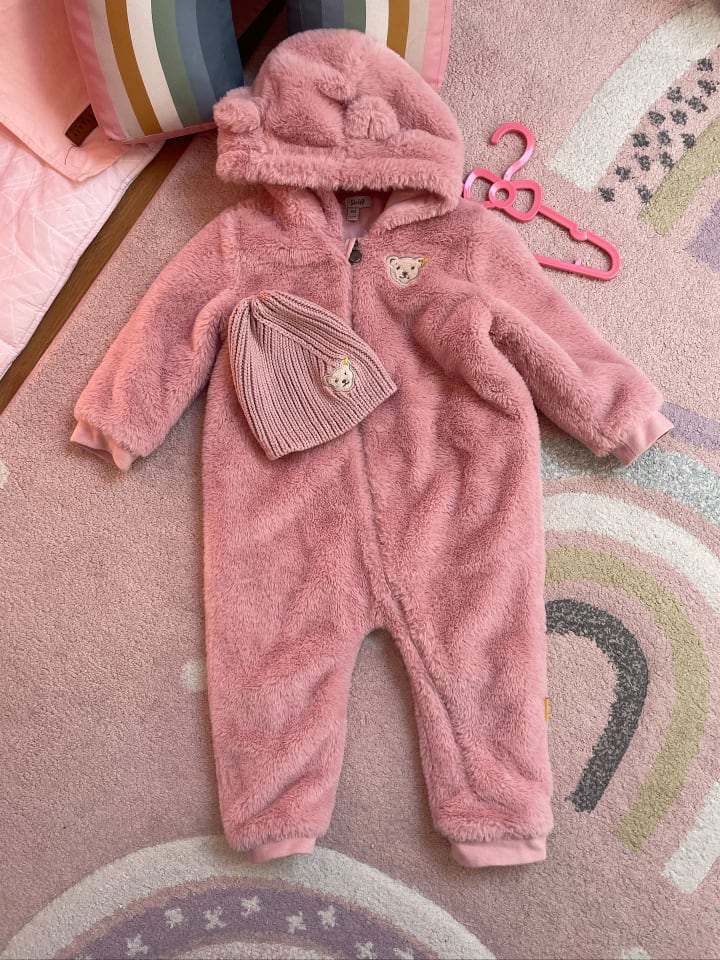Steiff Overall in Rosa günstig kaufen 86