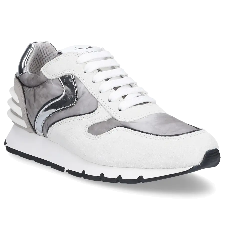 VOILE BLANCHE - Sneaker low JULIA POWER Veloursleder - weiß