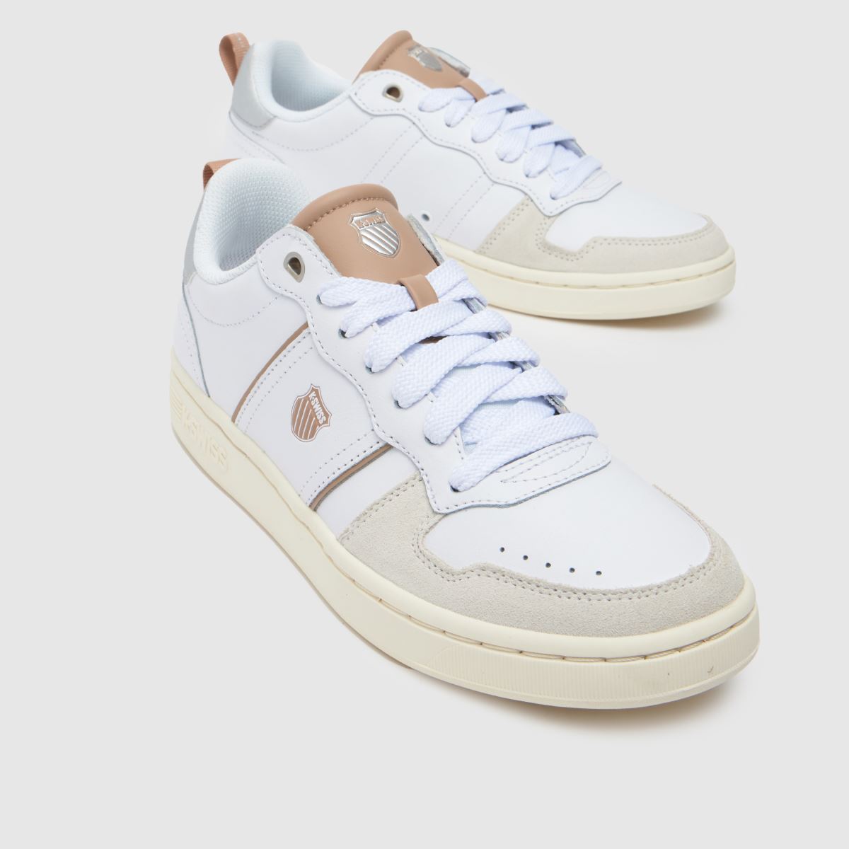 K-SWISS Lozan meccscipő fehér és bézs színben
