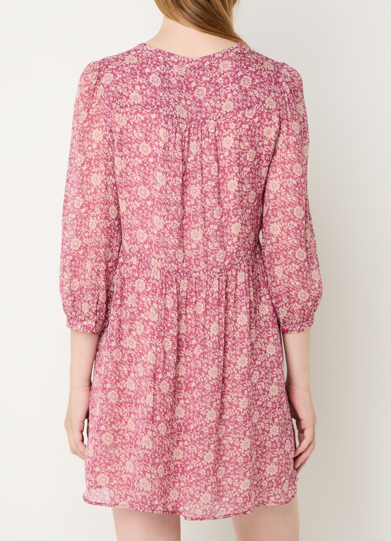 Rochie scurtă de tip tunică cu imprimeu floral, creată de Gerard Darel.