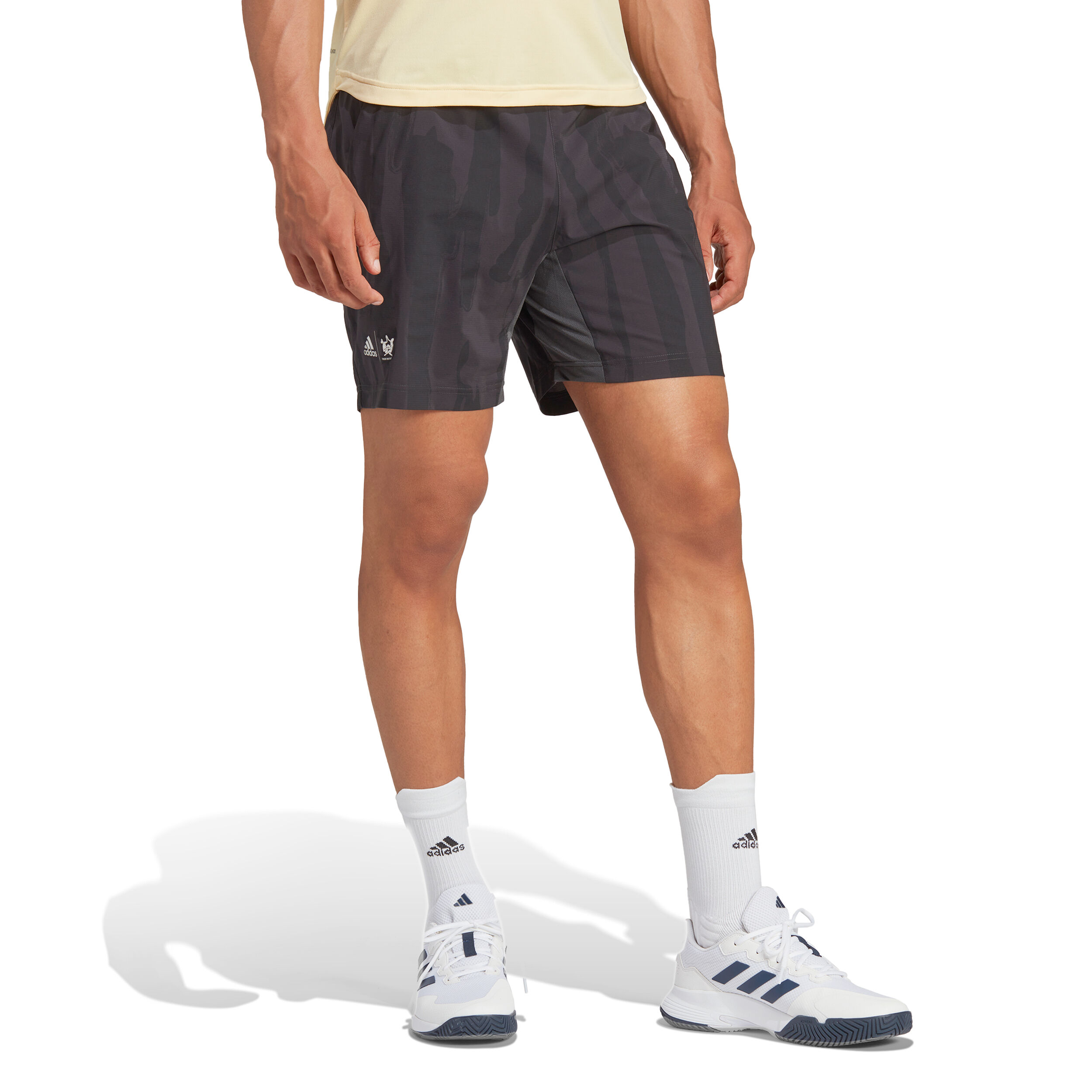 NY Printed Shorts Herren - Grau