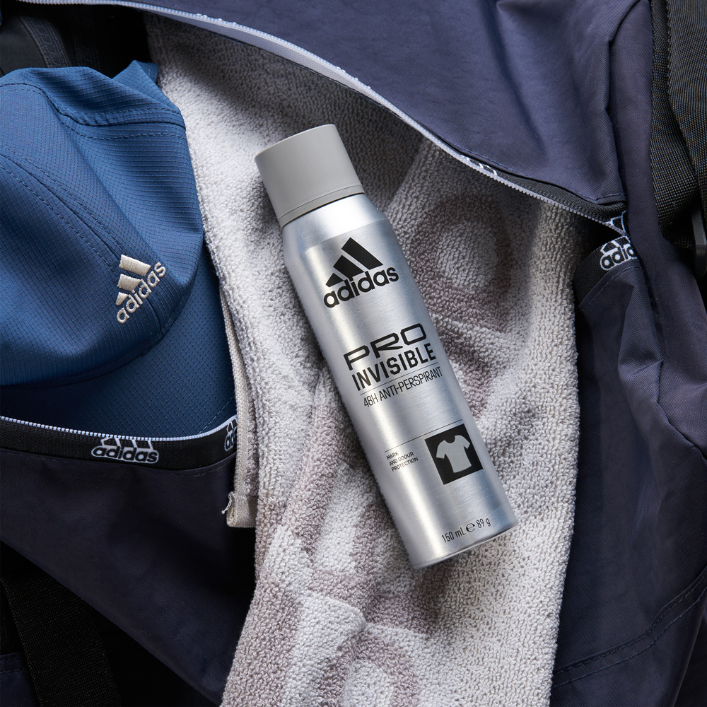 adidas Pro Invisible - Formule testée dermatologiquement, vegan et sans alcool. Déodorant - 150 ML