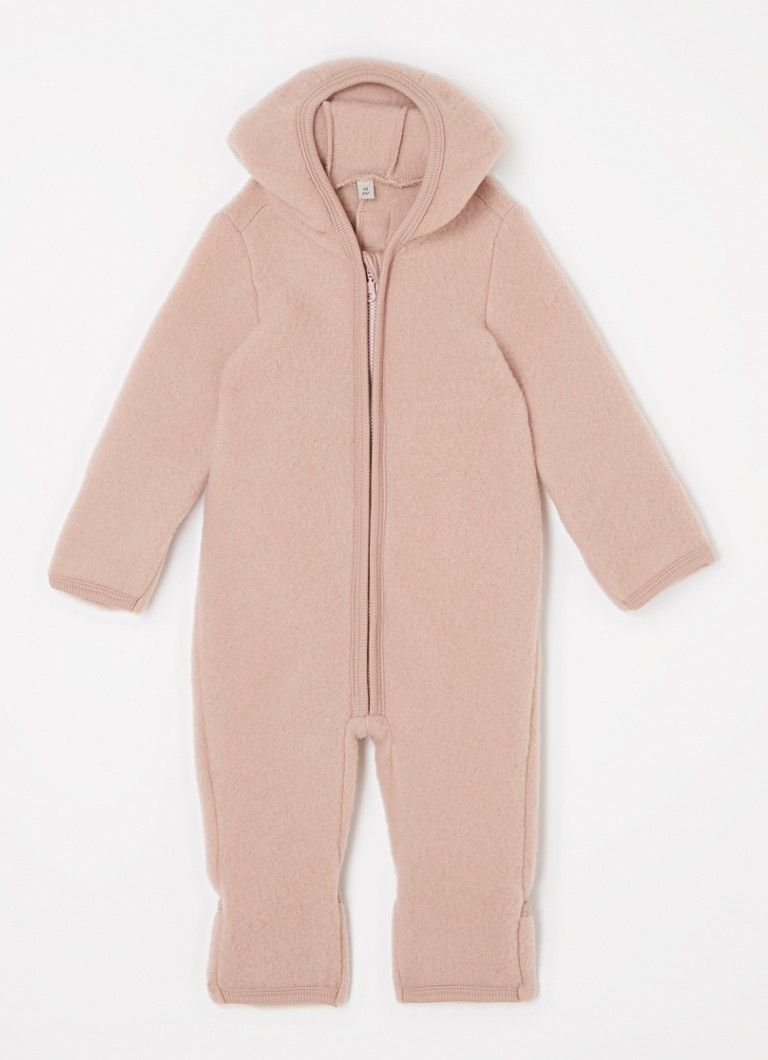 Huttelihut  Babypak van wol met capuchon