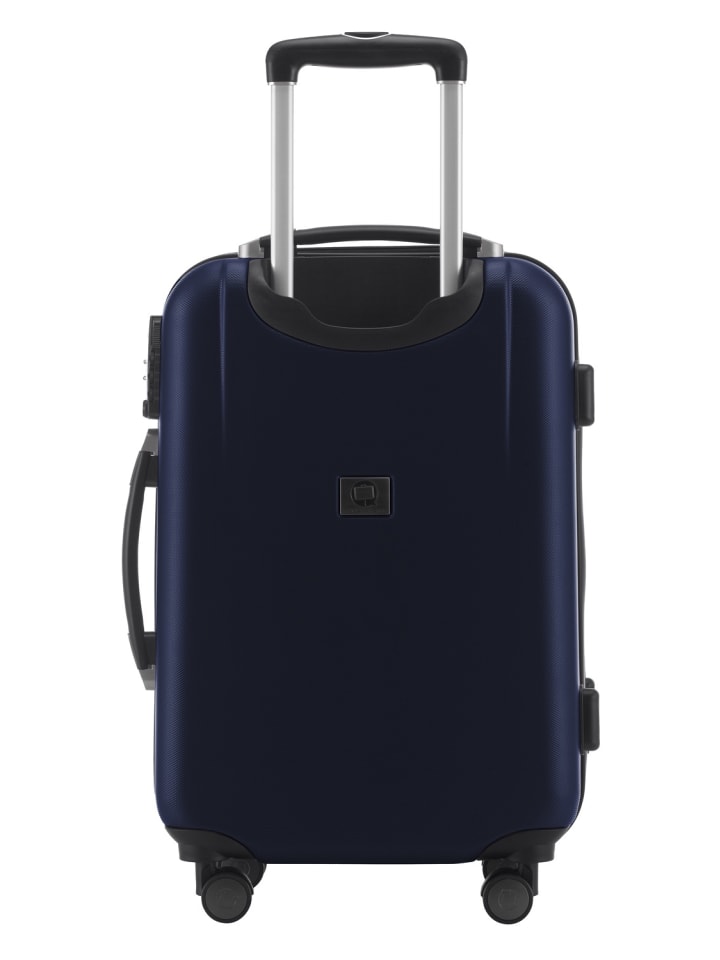 Hauptstadtkoffer Wedding - Handgepäck-Koffer 4 Doppelrollen Hand Luggage TSA in Dunkelblau günstig kaufen S