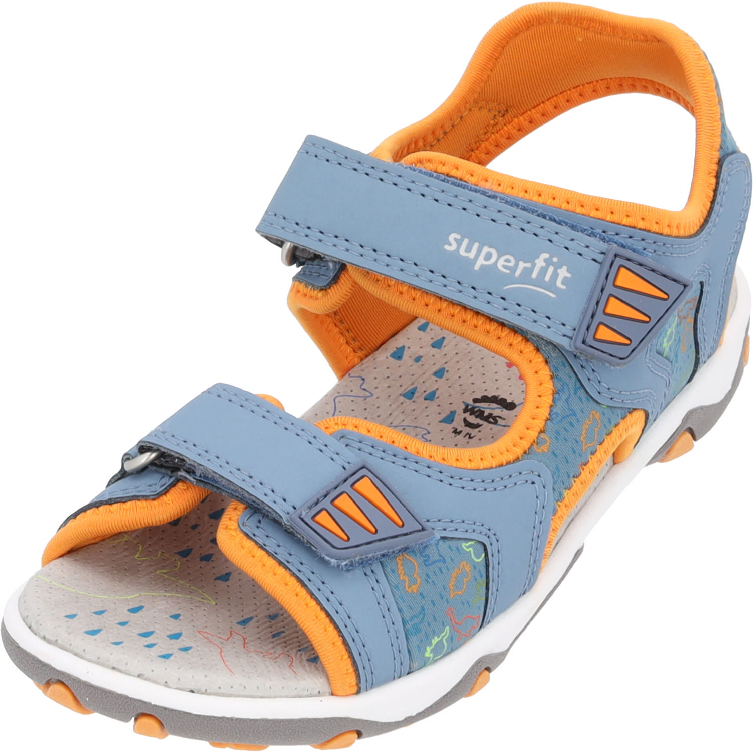 Superfit MIKE 3.0 09472, Sandaletten, Kinder, BLAU/ORANGE