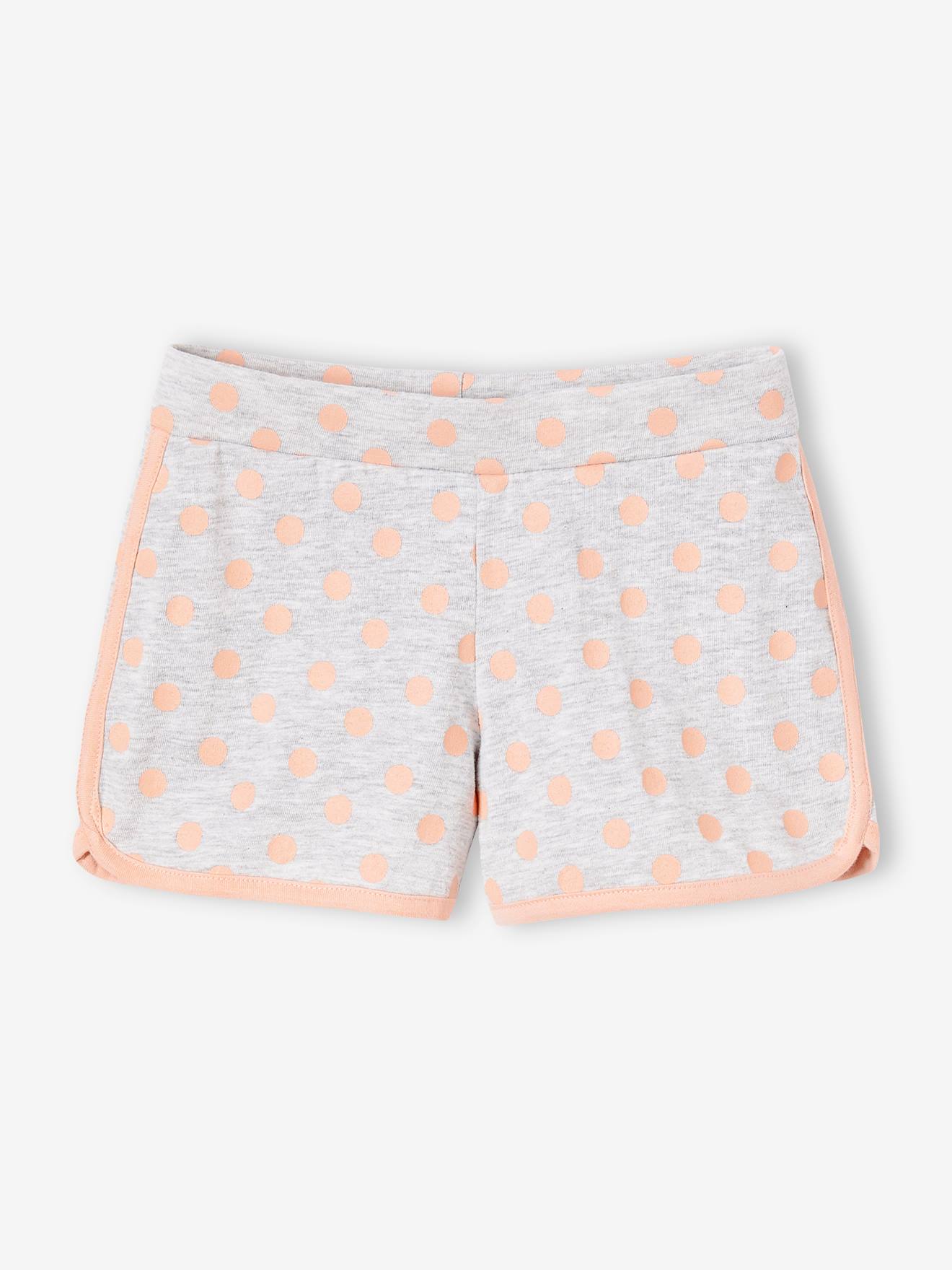 Pyjashort fille DS® Minnie gris chiné