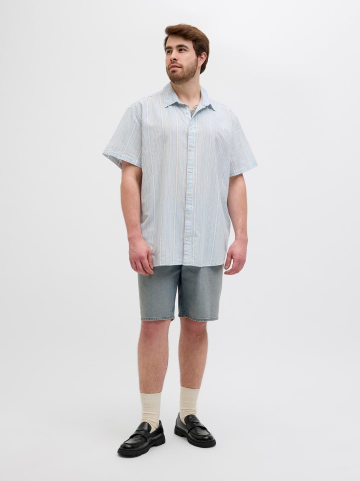 JACK & JONES PLUS Hemd in Skyway günstig kaufen