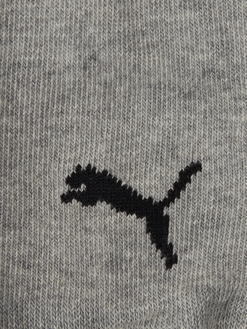 Sneakersocken mit Label-Details im 3er-Pack in mittelgrau