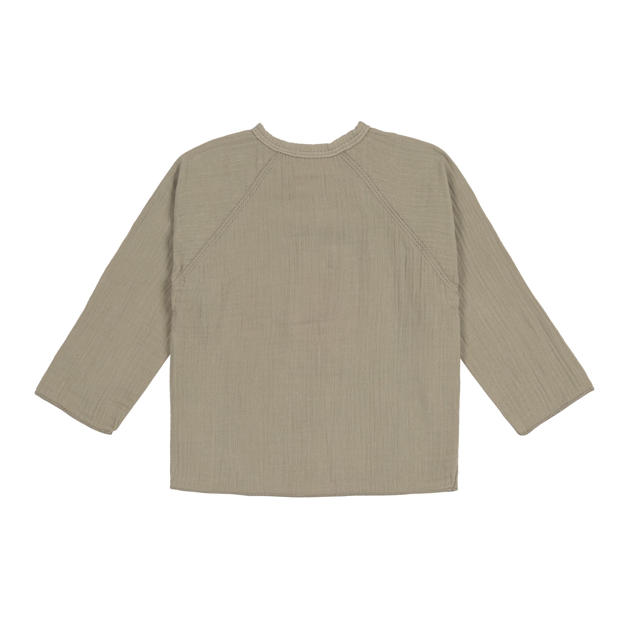 Baby Wickelshirt - Bio Baumwolle, Oliv