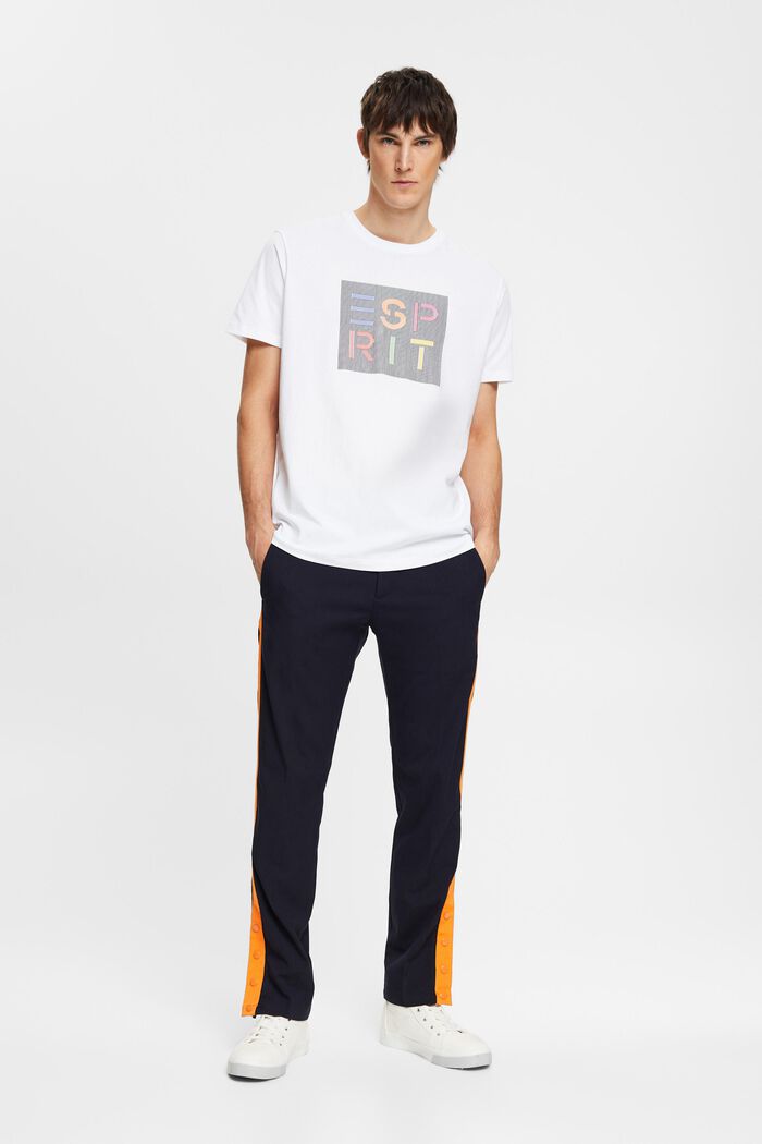 T-Shirt mit Logo-Applikation, Bio-Baumwolle