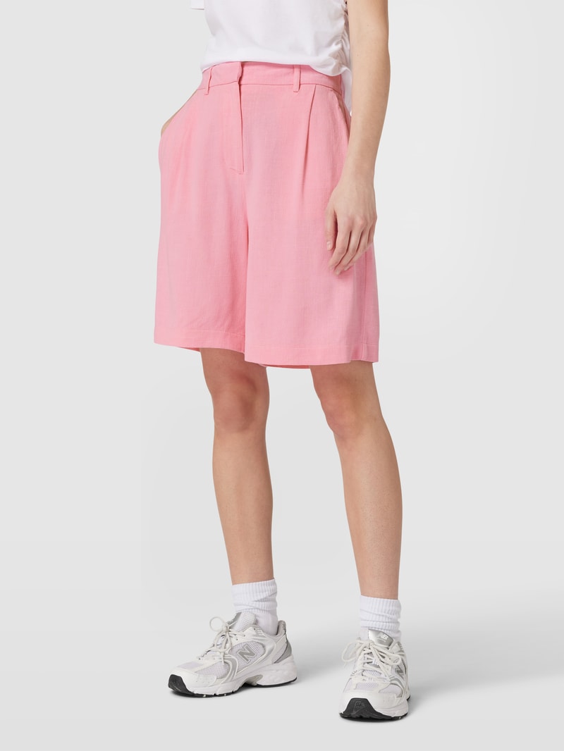 Shorts mit Bundfalten Modell 'VINSTY' in pink