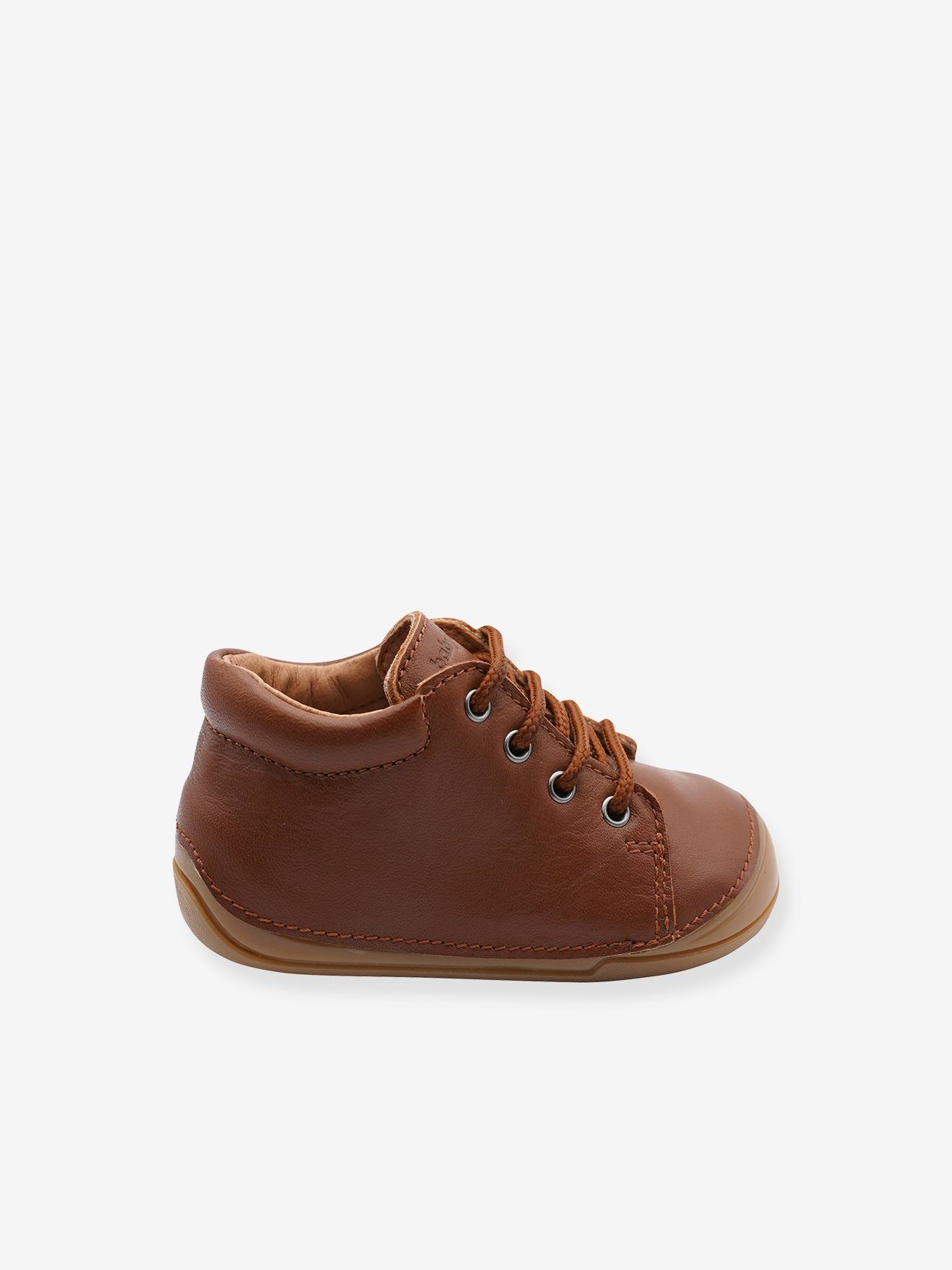 Bottillons lacés cuir bébé 3115B838 Babybotte® marron