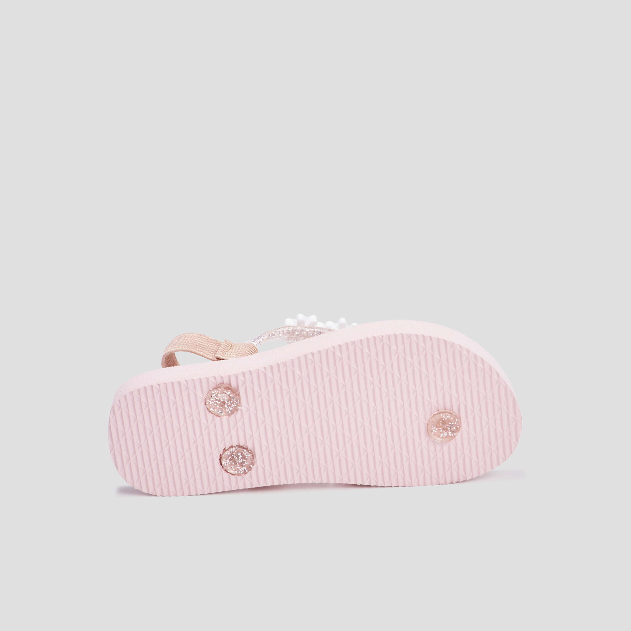 Tongs détails pailletés Wamea Beach rose fille | La Halle