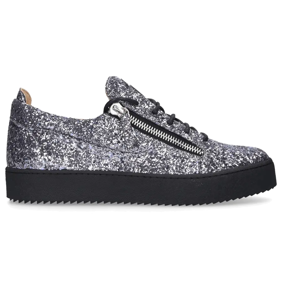 Giuseppe Zanotti - Sneaker low FRANKE Glitter - grau