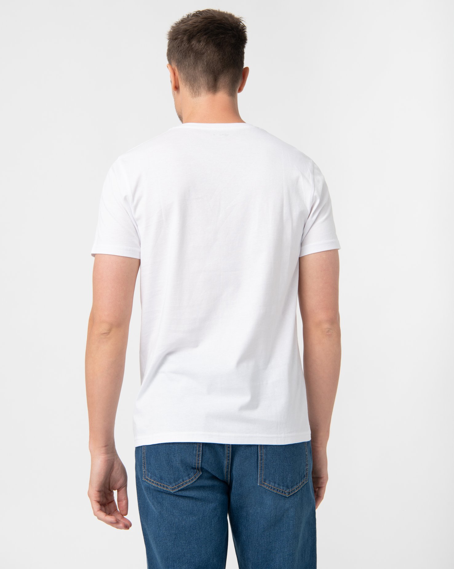 Tee-shirt homme avec motif renne spécial Nol blanc | GEMO