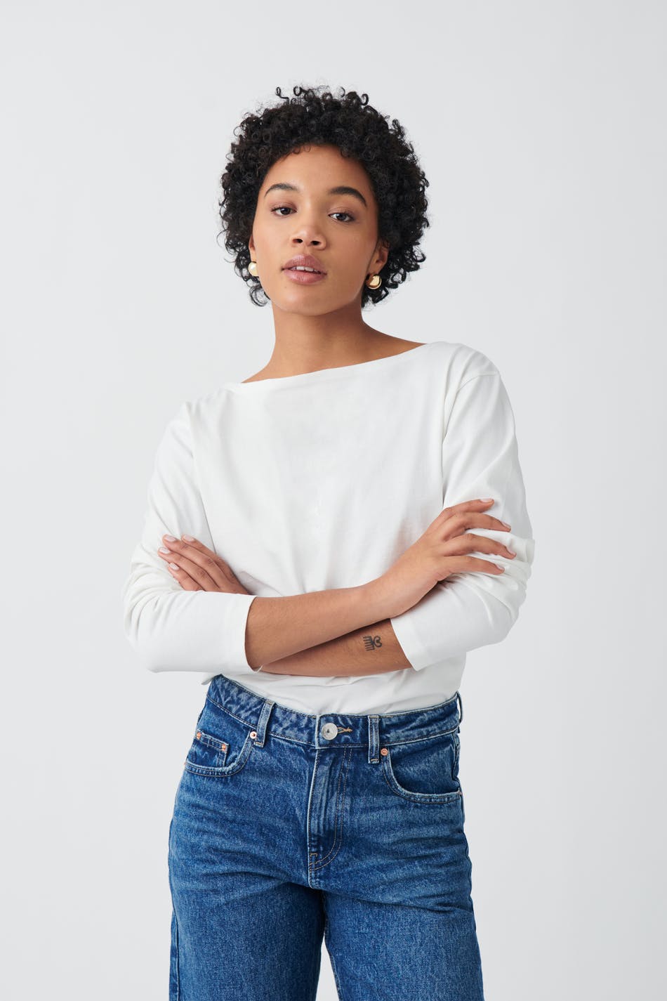 Boatneck ls tee