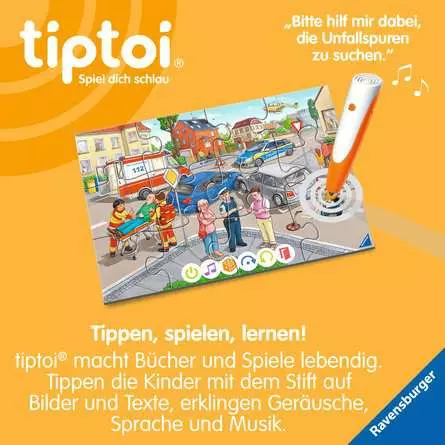 Kinderpuzzle ab 3 Jahren - tiptoi® Puzzle für kleine Entdecker: Rettungseinsatz - 12 Teile
