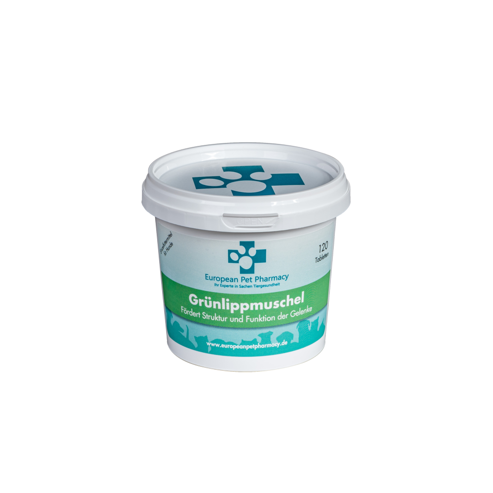 Europeanpetpharmacy Ergänzungsfutter & Aufzucht Europeanpetpharmacy Grünlippmuschel 120 Tabletten
