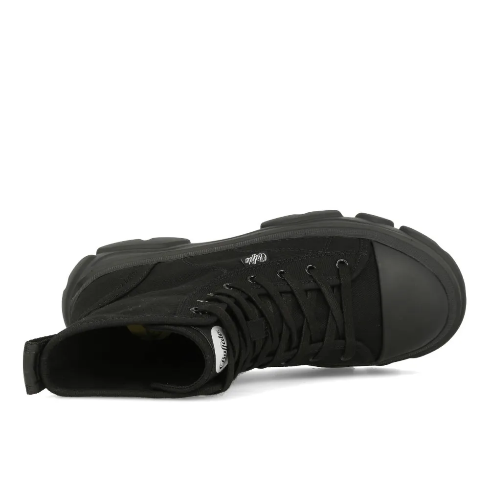 Buffalo Cade Lace Up Hi Organic Cotton 16224551 / schwarz