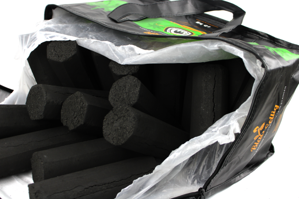 BlackSellig Jumbo 10 kg Kokos Stangenbriketts