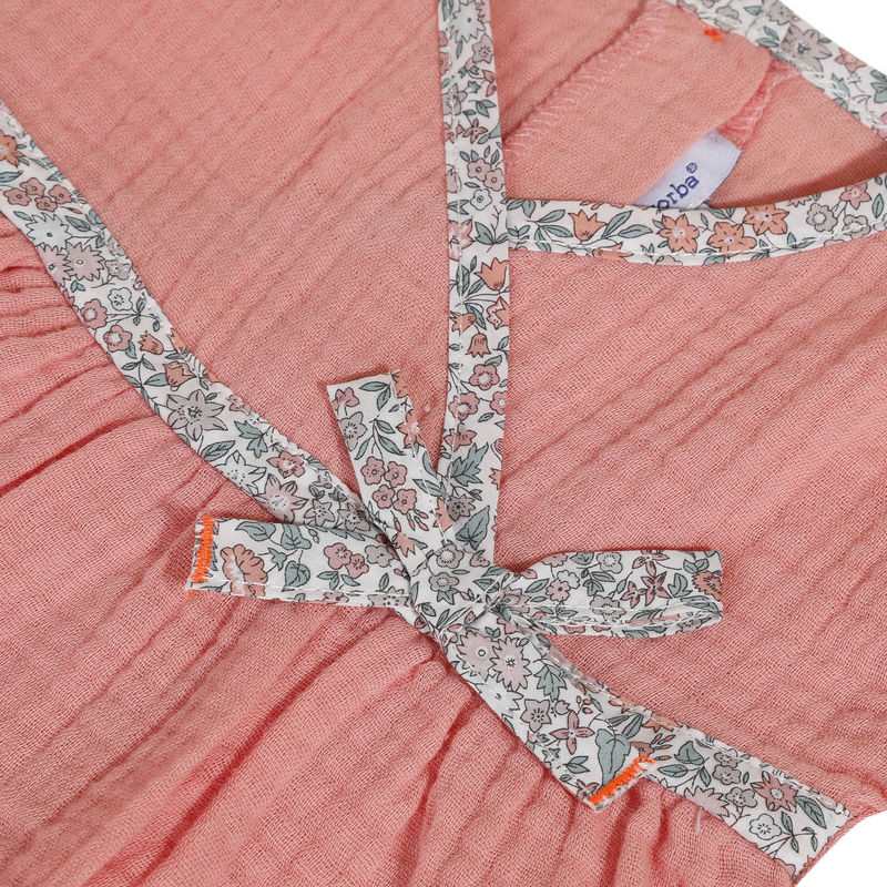 Ensemble bloomer rose imprimé Liberty naissance Absorba